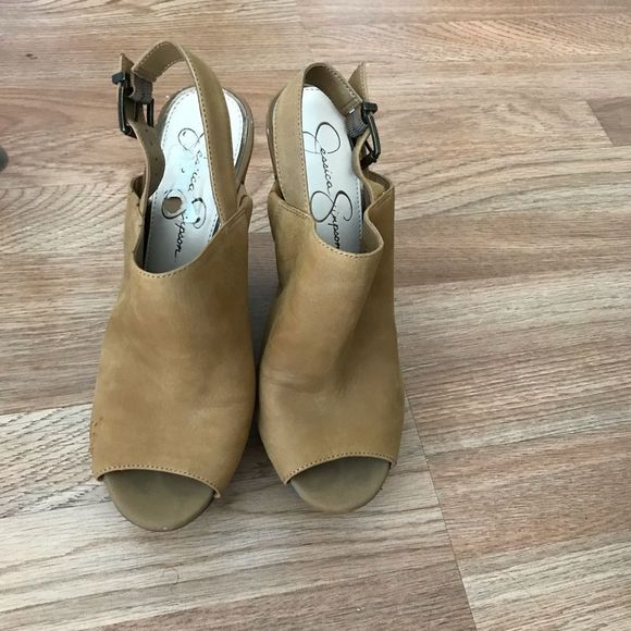 Jessica Simpson Platform Heels Sz 8.5 - Picture 3 of 7